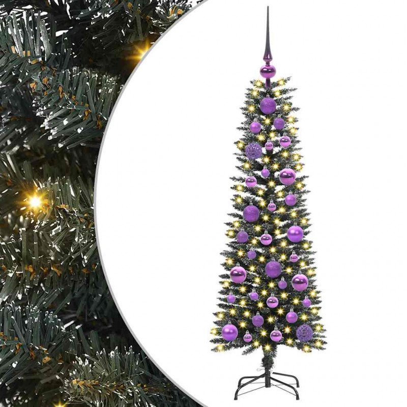 Sztuczna choinka z podstawą Zielony 120 cm PVC, plastik i stal