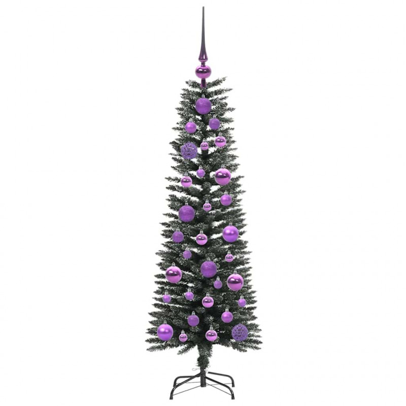 Sztuczna choinka z podstawą Zielony 120 cm PVC, plastik i stal