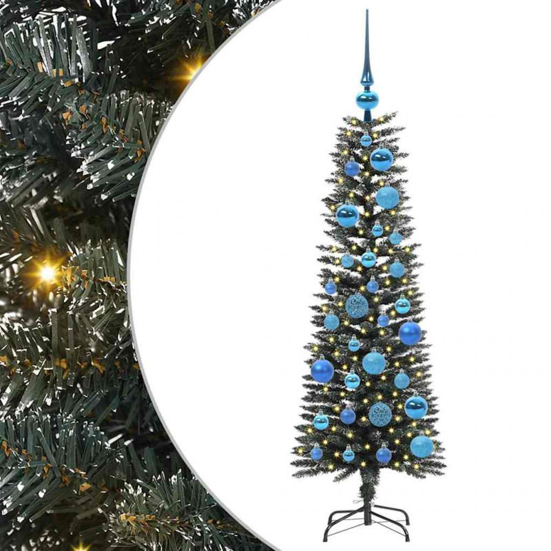 Sztuczna choinka z podstawą Zielony 120 cm PVC, plastik i stal