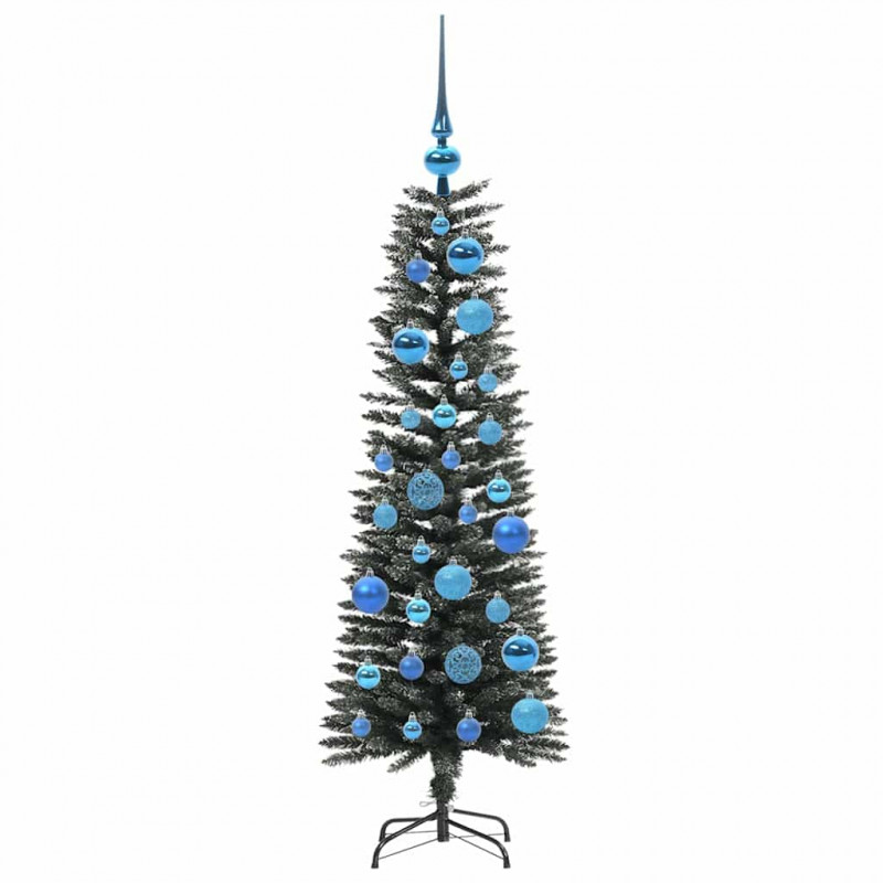 Sztuczna choinka z podstawą Zielony 120 cm PVC, plastik i stal