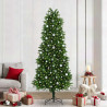 Choinka z 300 diodami LED z podstawą Zielony 240 cm PE