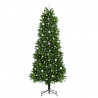 Choinka z 300 diodami LED z podstawą Zielony 240 cm PE