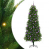 Choinka z 300 diodami LED z podstawą Zielony 240 cm PE