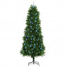 Choinka z 300 diodami LED z podstawą Zielony 240 cm PE