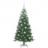 Choinka z 150 diodami LED z podstawą Zielony 120 cm PVC