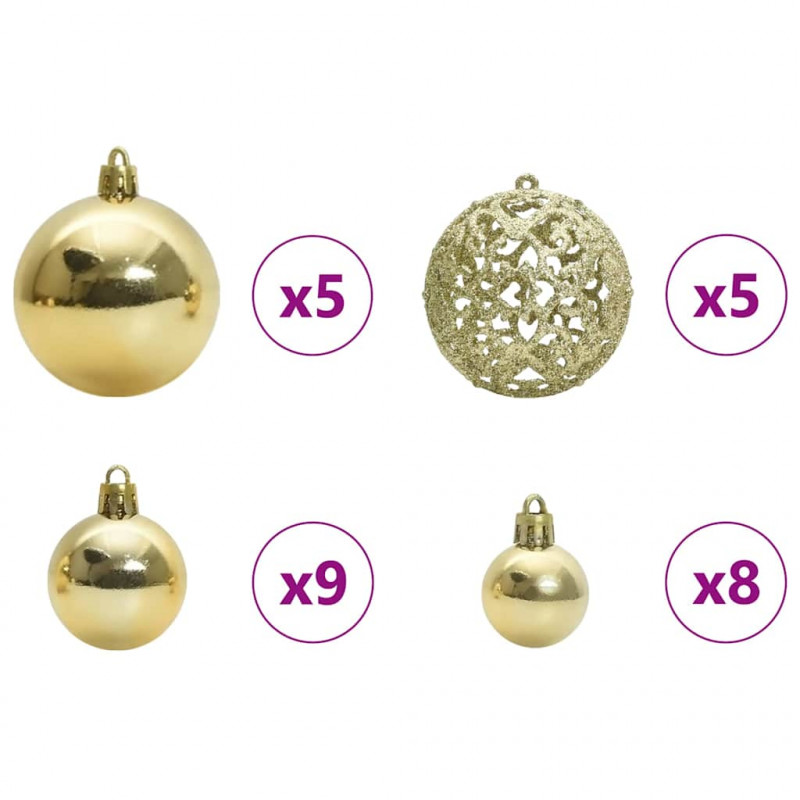 Choinka z 150 diodami LED z podstawą Zielony 120 cm PVC