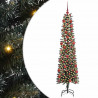 Sztuczna choinka z podstawą Zielony 180 cm PVC, plastik i stal