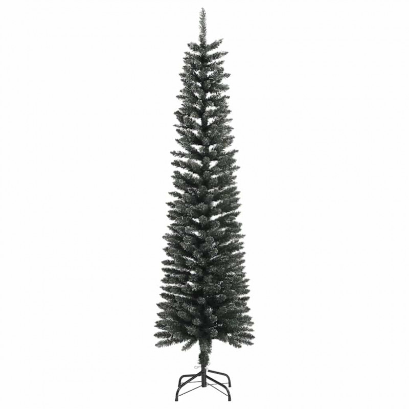 Sztuczna choinka z podstawą Zielony 210 cm PVC, plastik i stal