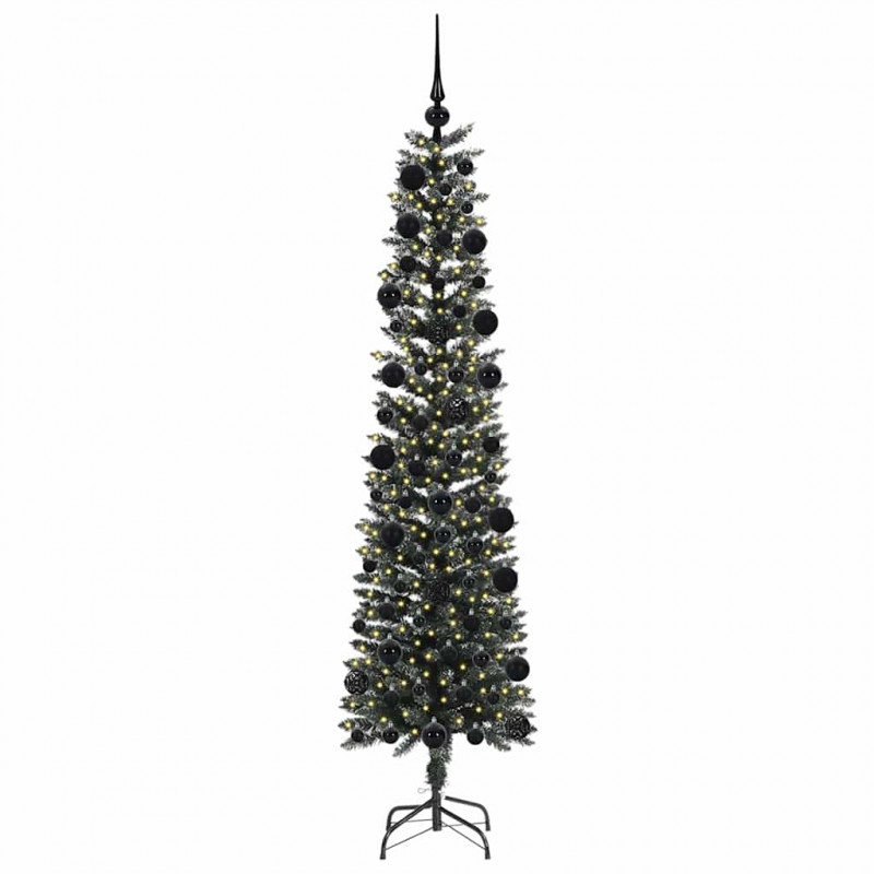 Sztuczna choinka z podstawą Zielony 210 cm PVC, plastik i stal
