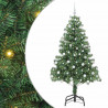 Choinka z 300 diodami LED z podstawą Zielony 180 cm PVC