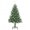 Choinka z 300 diodami LED z podstawą Zielony 180 cm PVC