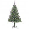 Choinka z 300 diodami LED z podstawą Zielony 180 cm PVC