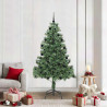 Choinka z 300 diodami LED z podstawą Zielony 210 cm PVC