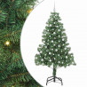 Choinka z 300 diodami LED z podstawą Zielony 210 cm PVC