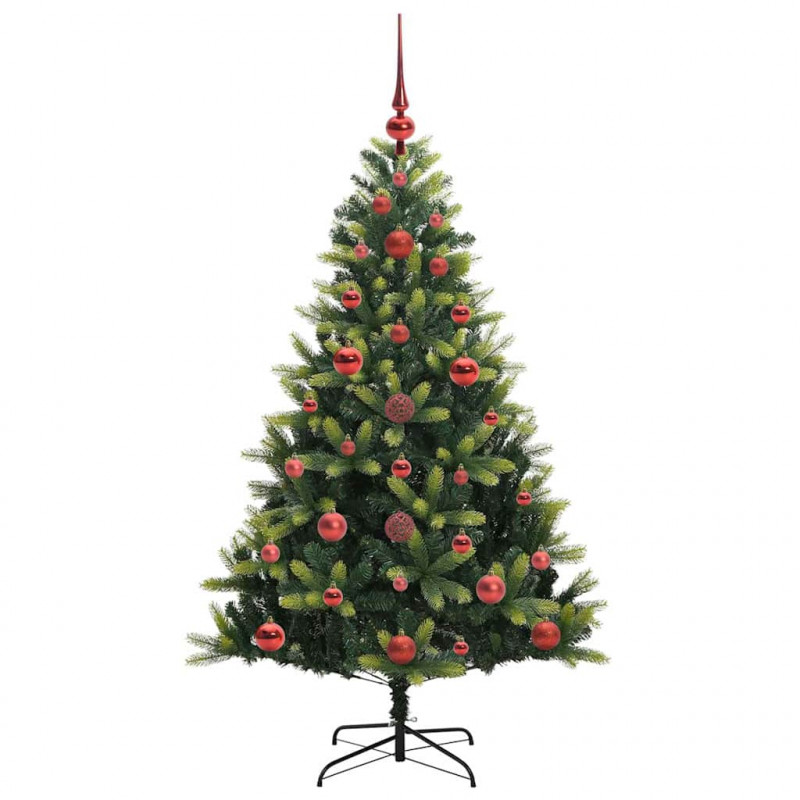 Sztuczna skandynawska choinka z zawiasami 150 LED 120 cm