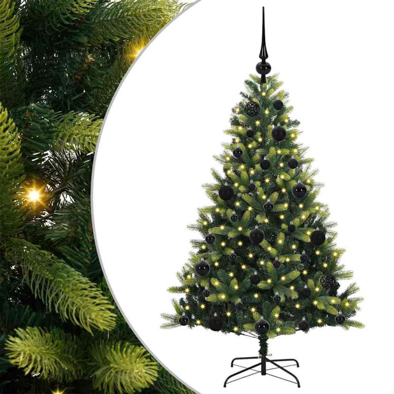 Sztuczna skandynawska choinka z zawiasami 150 LED 120 cm