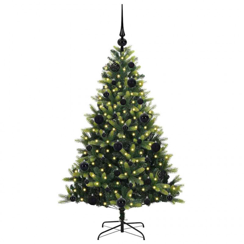 Sztuczna skandynawska choinka z zawiasami 150 LED 120 cm