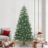 Choinka z 300 diodami LED z podstawą Zielony 240 cm PVC