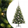 Sztuczna skandynawska choinka z zawiasami 150 LED 120 cm