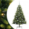 Sztuczna skandynawska choinka z zawiasami 150 LED 120 cm