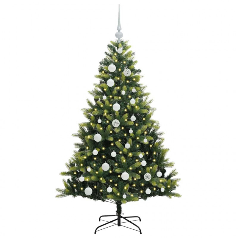 Sztuczna skandynawska choinka z zawiasami 150 LED 120 cm