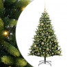 Sztuczna skandynawska choinka z zawiasami 150 LED 120 cm