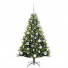 Sztuczna skandynawska choinka z zawiasami 150 LED 120 cm