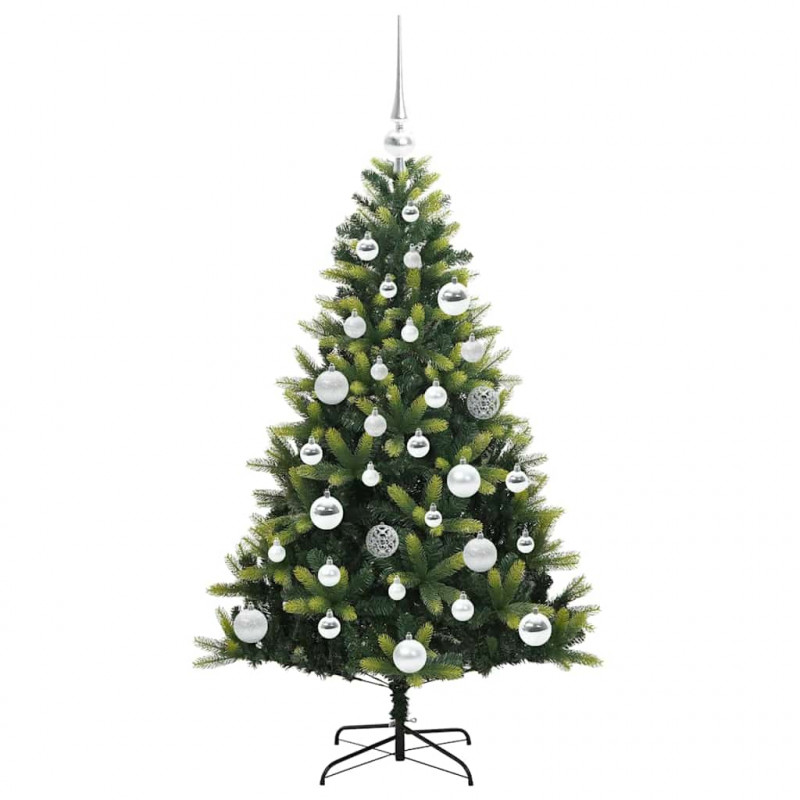 Sztuczna skandynawska choinka z zawiasami 150 LED 120 cm