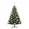 Sztuczna skandynawska choinka z zawiasami 150 LED 120 cm