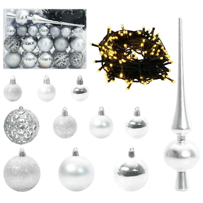 Sztuczna skandynawska choinka z zawiasami 150 LED 120 cm