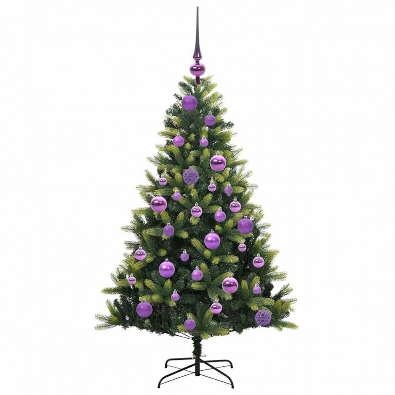 Sztuczna skandynawska choinka z zawiasami 150 LED 120 cm