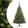 Sztuczna skandynawska choinka z zawiasami 150 LED 120 cm