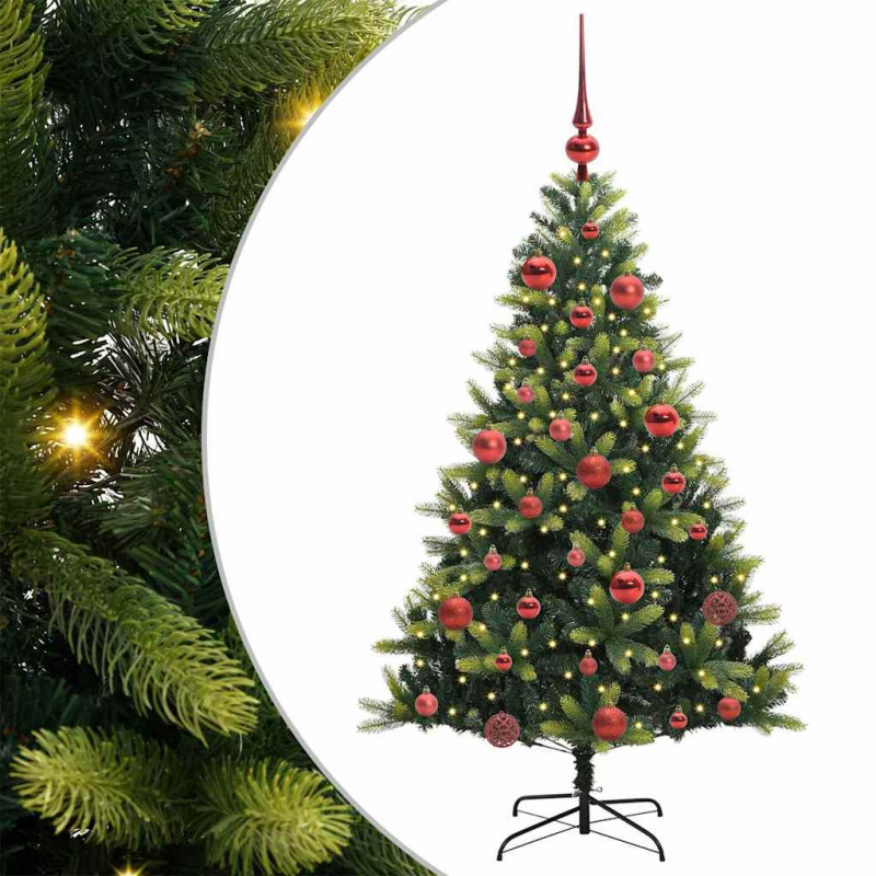Sztuczna skandynawska choinka z zawiasami 150 LED 150 cm