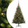 Sztuczna skandynawska choinka z zawiasami 150 LED 150 cm