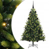 Sztuczna skandynawska choinka z zawiasami 150 LED 150 cm