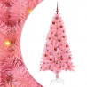 Choinka z 150 diodami LED z podstawą Różowy 150 cm PVC