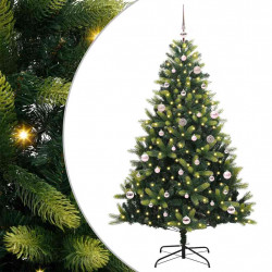 Sztuczna skandynawska choinka z zawiasami 150 LED 150 cm
