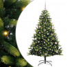 Sztuczna skandynawska choinka z zawiasami 150 LED 150 cm