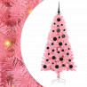 Choinka z 150 diodami LED z podstawą Różowy 150 cm PVC