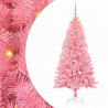 Choinka z 150 diodami LED z podstawą Różowy 150 cm PVC
