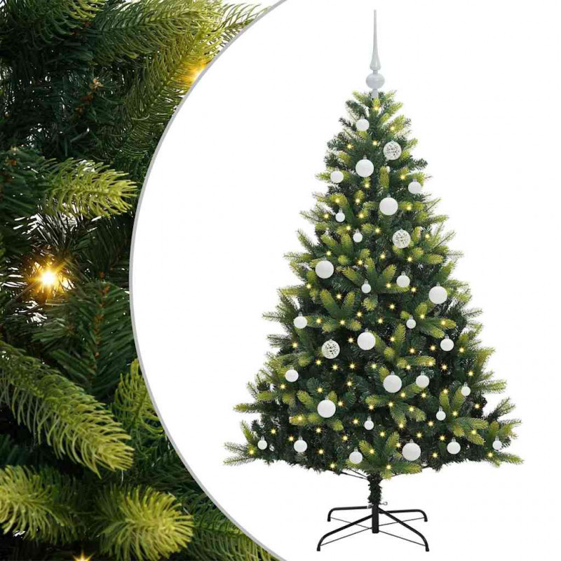 Sztuczna skandynawska choinka z zawiasami 150 LED 150 cm