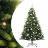 Sztuczna skandynawska choinka z zawiasami 150 LED 150 cm