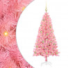 Choinka z 150 diodami LED z podstawą Różowy 150 cm PVC
