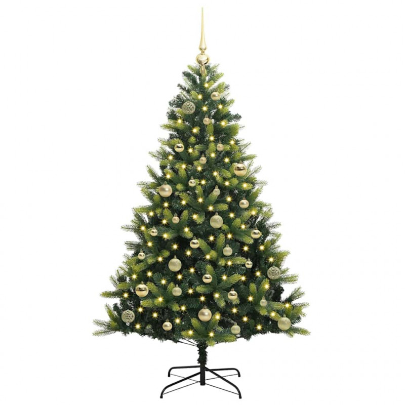Sztuczna skandynawska choinka z zawiasami 150 LED 150 cm