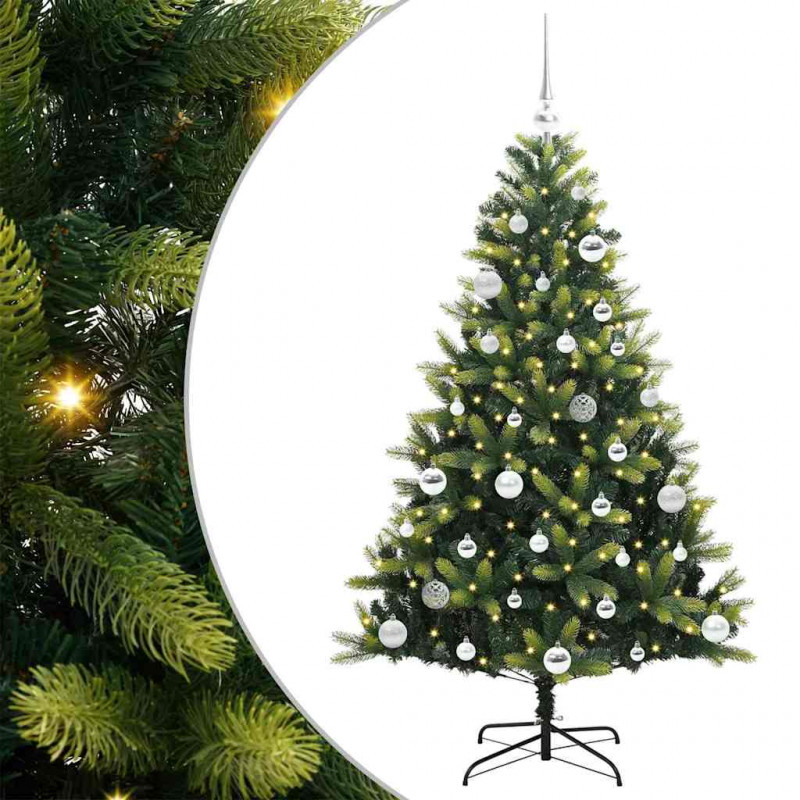 Sztuczna skandynawska choinka z zawiasami 150 LED 150 cm