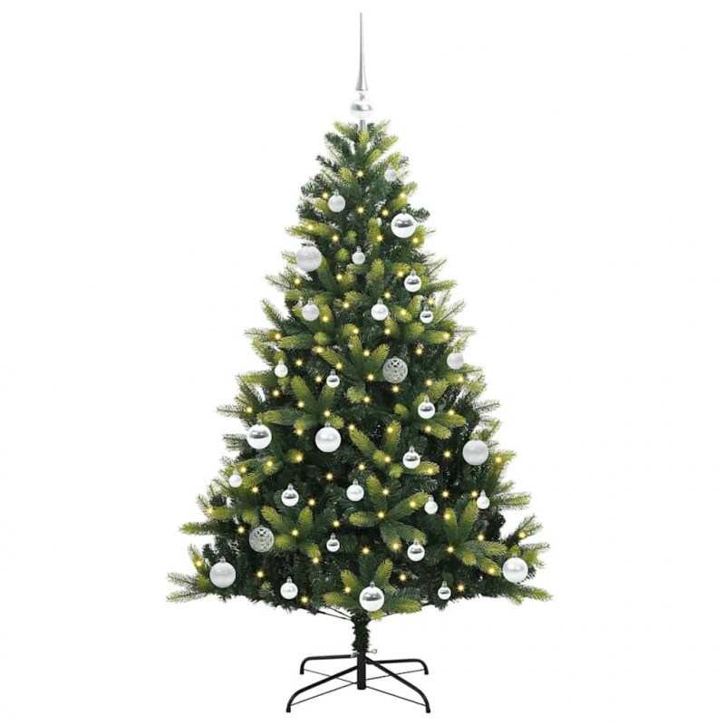 Sztuczna skandynawska choinka z zawiasami 150 LED 150 cm