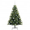 Sztuczna skandynawska choinka z zawiasami 150 LED 150 cm