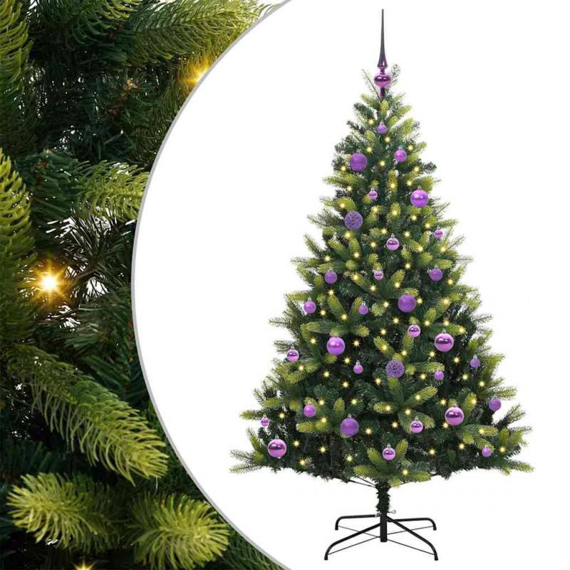 Sztuczna skandynawska choinka z zawiasami 150 LED 150 cm