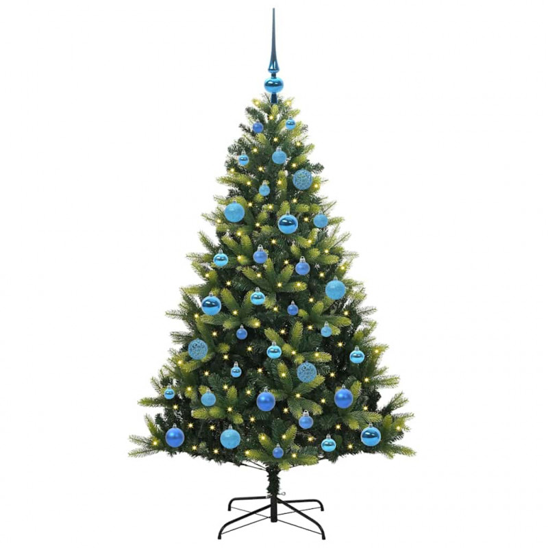 Sztuczna skandynawska choinka z zawiasami 150 LED 150 cm