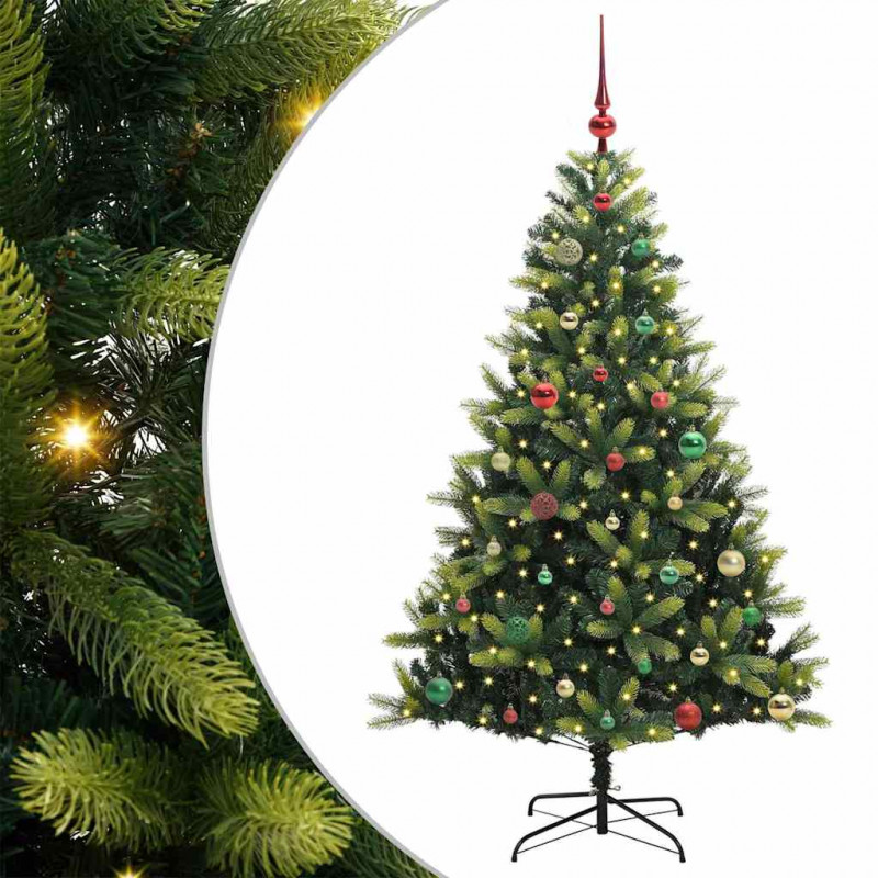 Sztuczna skandynawska choinka z zawiasami 150 LED 150 cm